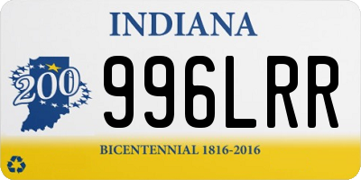 IN license plate 996LRR