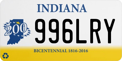 IN license plate 996LRY