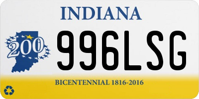 IN license plate 996LSG