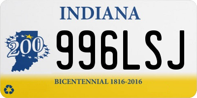 IN license plate 996LSJ