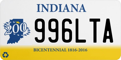 IN license plate 996LTA