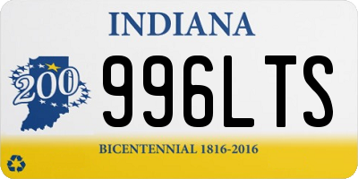 IN license plate 996LTS