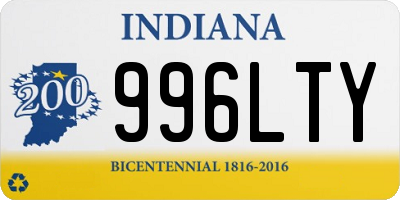 IN license plate 996LTY