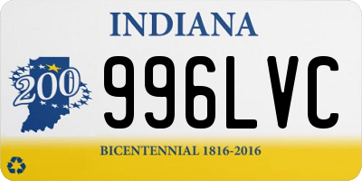 IN license plate 996LVC