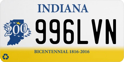 IN license plate 996LVN