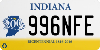 IN license plate 996NFE