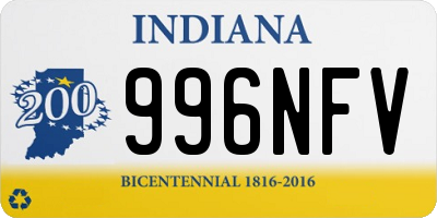 IN license plate 996NFV