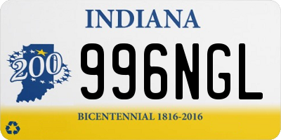 IN license plate 996NGL