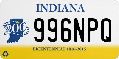 IN license plate 996NPQ