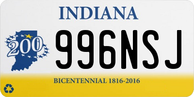 IN license plate 996NSJ