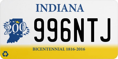 IN license plate 996NTJ