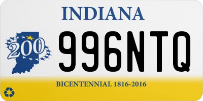 IN license plate 996NTQ