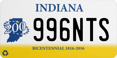 IN license plate 996NTS