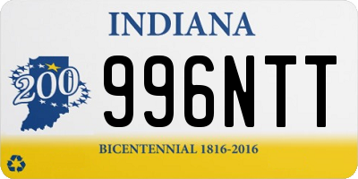 IN license plate 996NTT