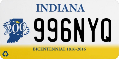IN license plate 996NYQ