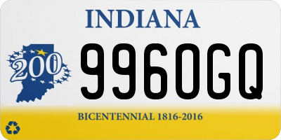 IN license plate 996OGQ