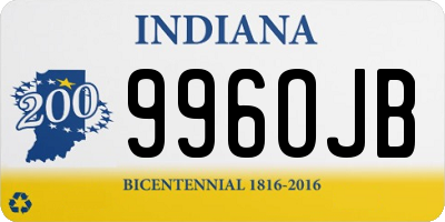 IN license plate 996OJB