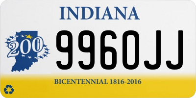 IN license plate 996OJJ