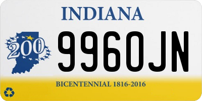 IN license plate 996OJN