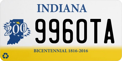 IN license plate 996OTA