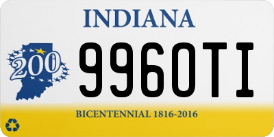 IN license plate 996OTI