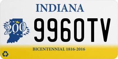 IN license plate 996OTV