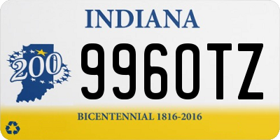 IN license plate 996OTZ