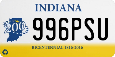 IN license plate 996PSU