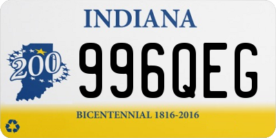 IN license plate 996QEG