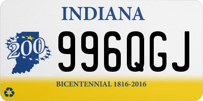 IN license plate 996QGJ