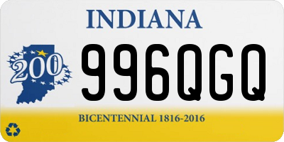 IN license plate 996QGQ