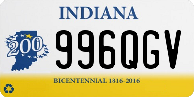 IN license plate 996QGV