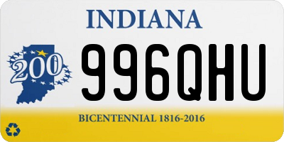 IN license plate 996QHU