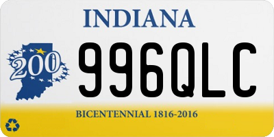 IN license plate 996QLC