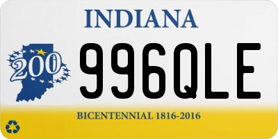 IN license plate 996QLE