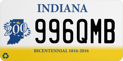 IN license plate 996QMB