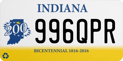 IN license plate 996QPR