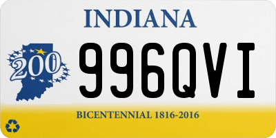 IN license plate 996QVI