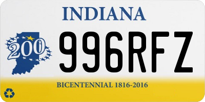 IN license plate 996RFZ