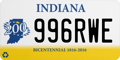 IN license plate 996RWE