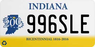 IN license plate 996SLE