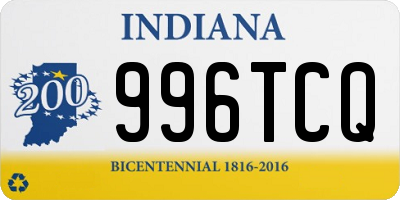 IN license plate 996TCQ