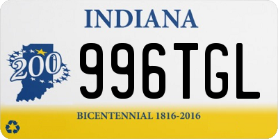 IN license plate 996TGL