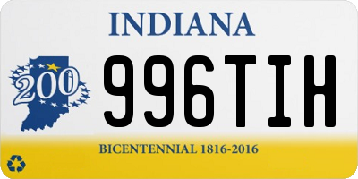 IN license plate 996TIH