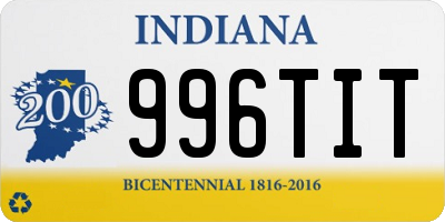 IN license plate 996TIT