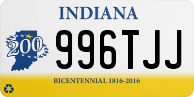 IN license plate 996TJJ