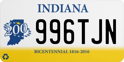 IN license plate 996TJN