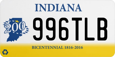 IN license plate 996TLB