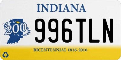 IN license plate 996TLN