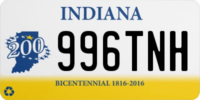 IN license plate 996TNH